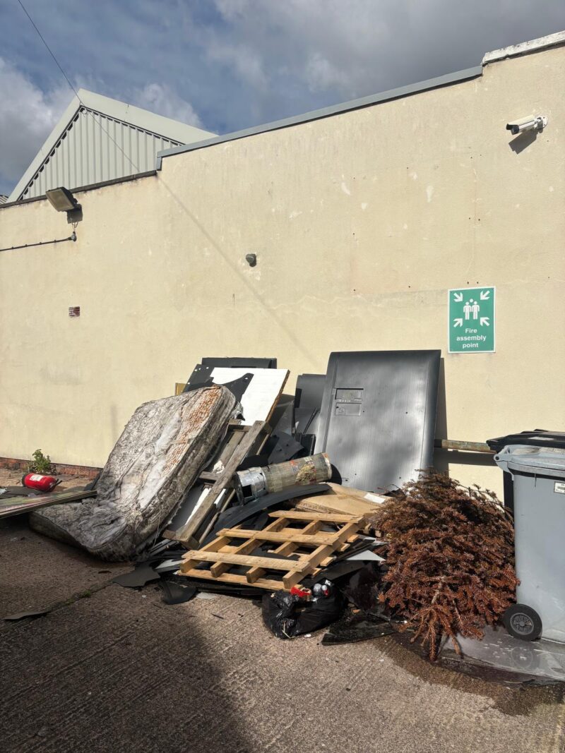 Fly-tipping in Crewe & Nantwich.