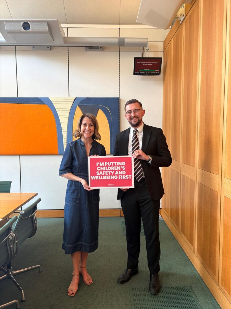 Connor Naismith MP with Secretary of State for Science, Innovation and Technology.